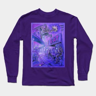 Eat Purple Long Sleeve T-Shirt